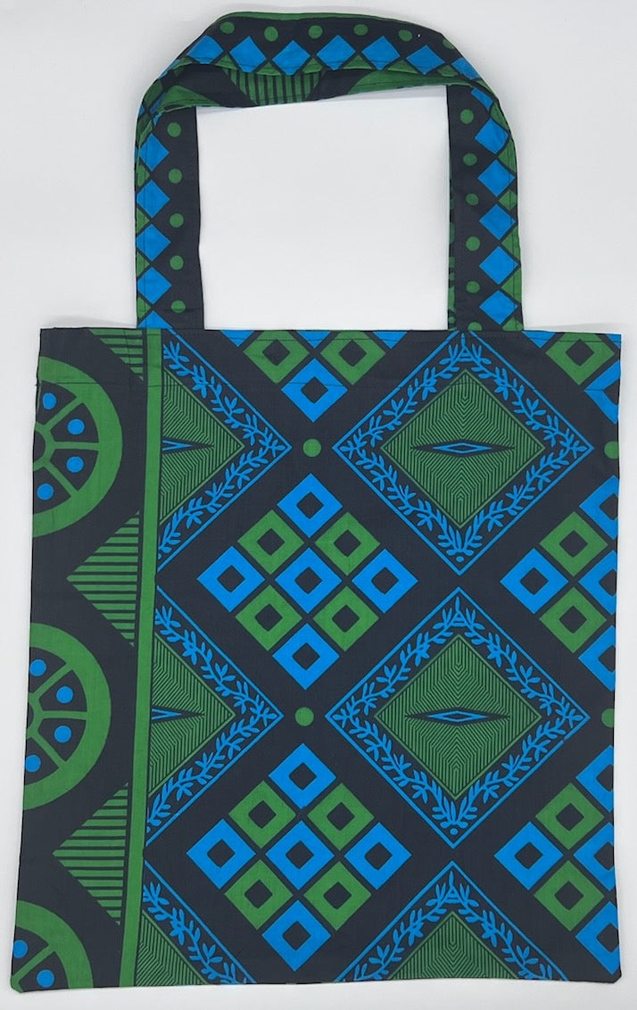 Diamond Waterwheel · Printed Cotton Tote
