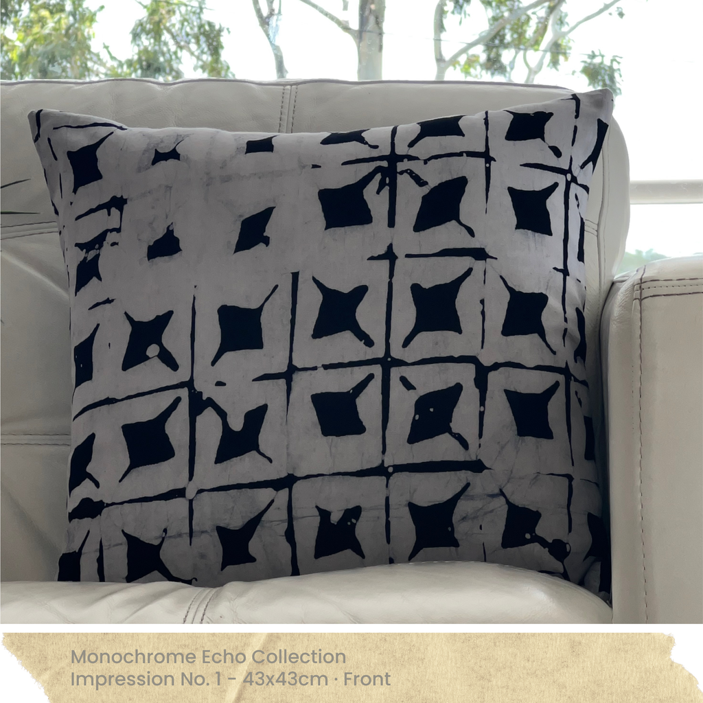 Black & White Cushion Cover - Front
