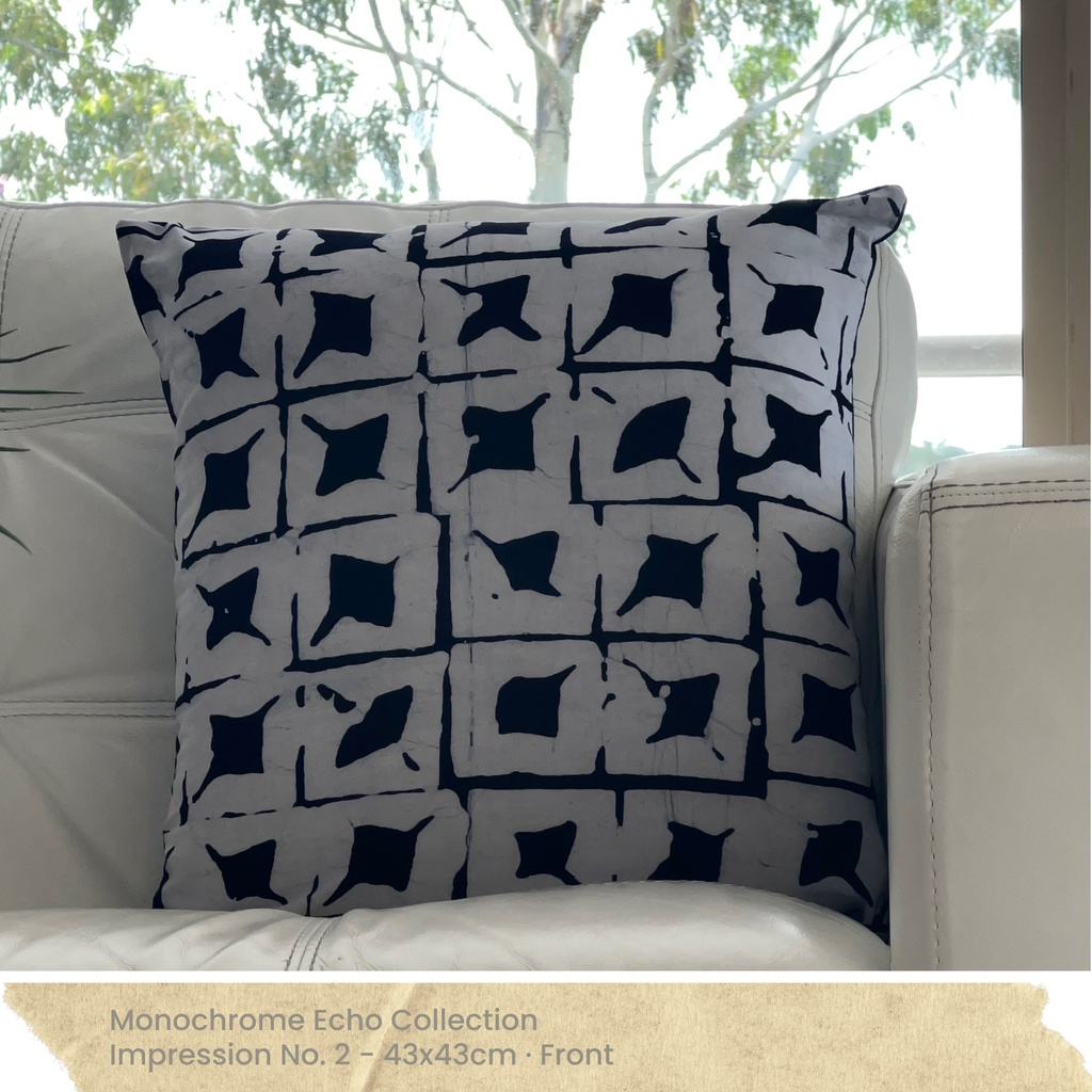 Black & White Cushion Cover - Front