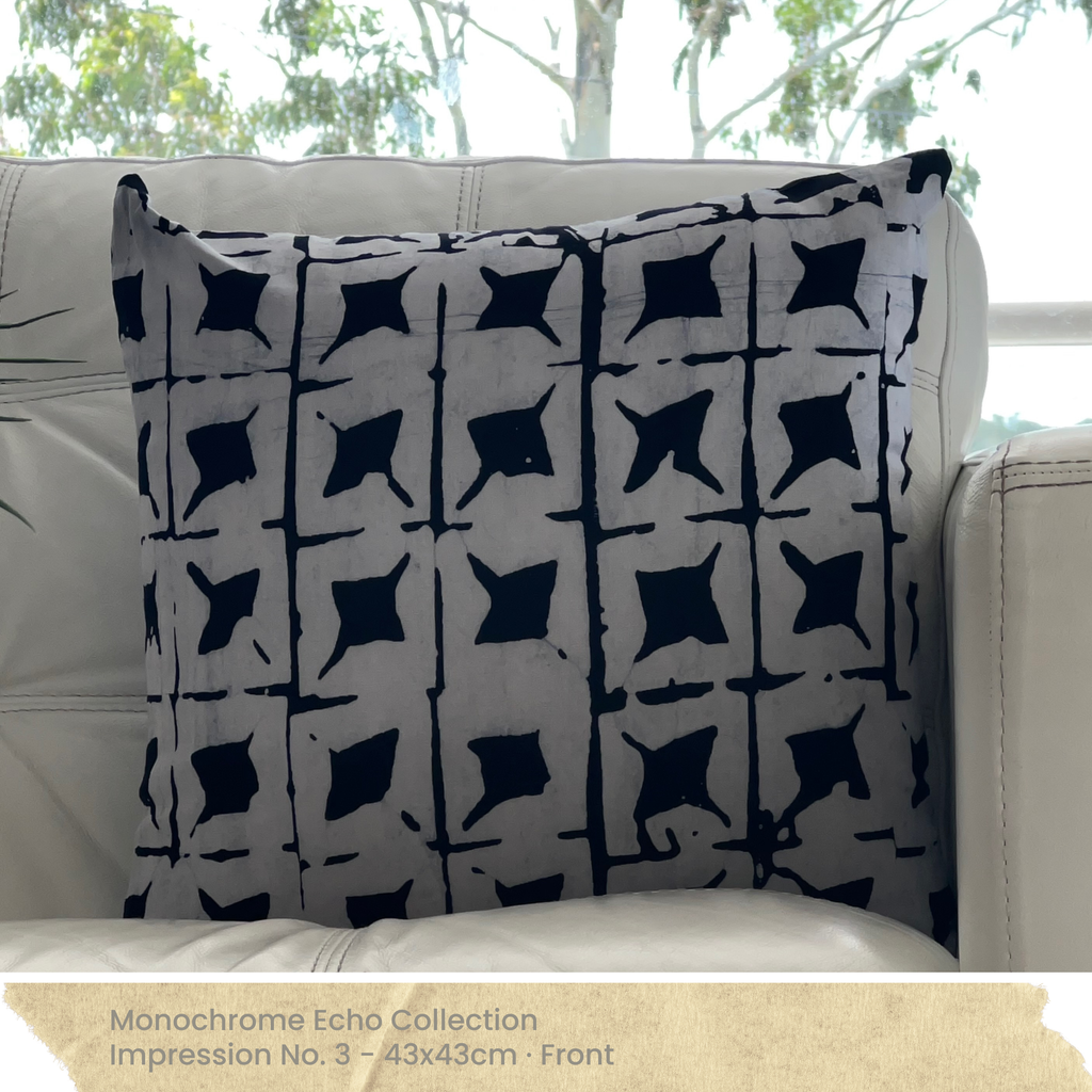Black & White Cushion Cover - Front