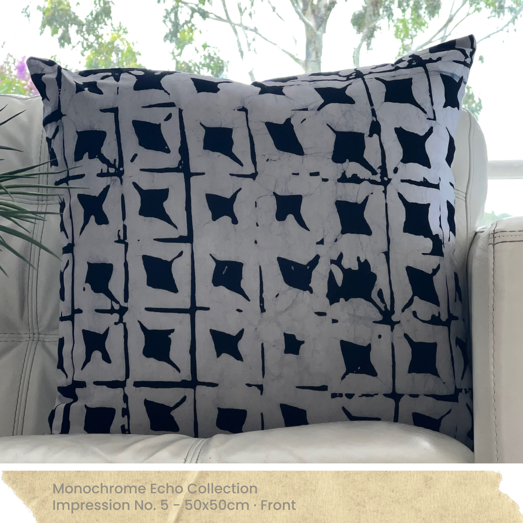 Black & White Cushion Cover - Front
