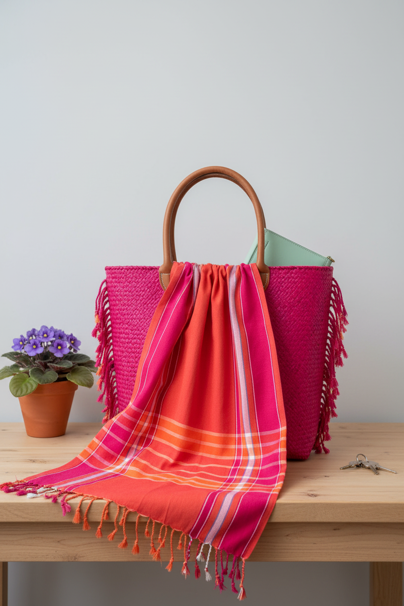 Papaya Punch · Sarong & Throw