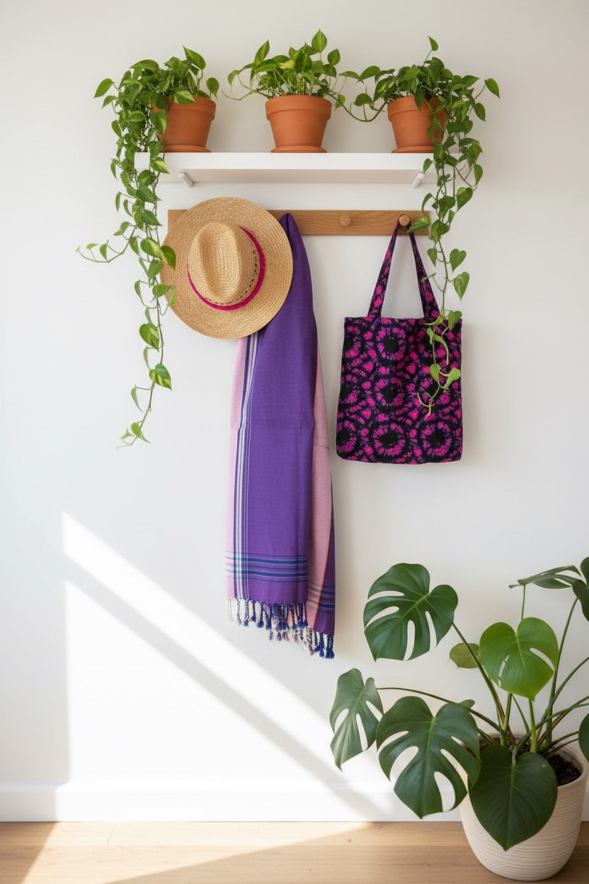 Moonflower Tide · Sarong & Throw