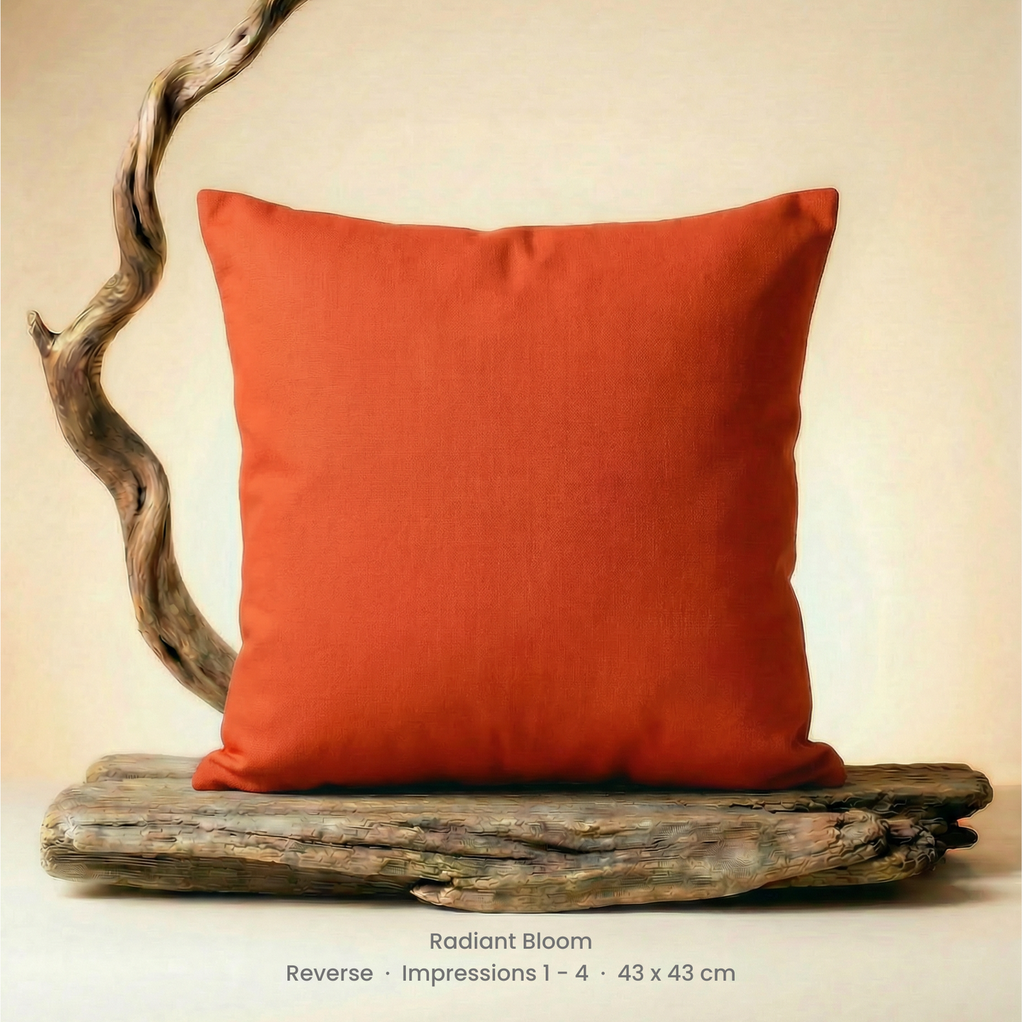 Radiant Bloom · African Print Cotton Cushion